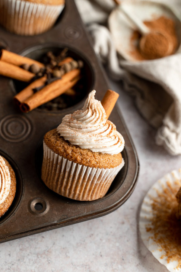 Vegan Chai Latte Cupcakes