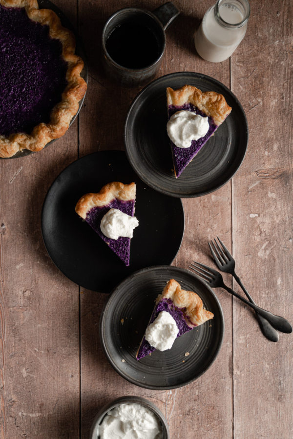 Vegan Ube Pie