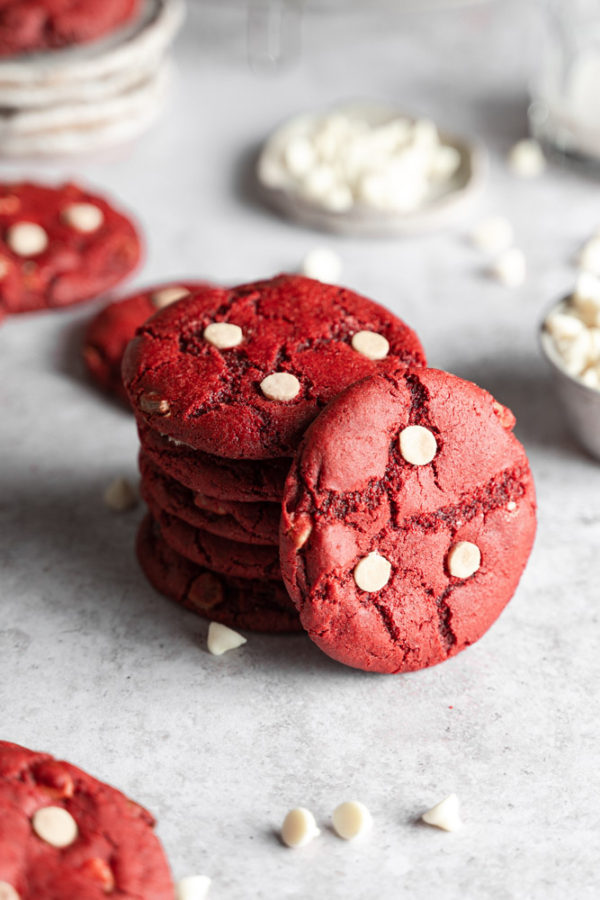Vegan Red Velvet Cookies