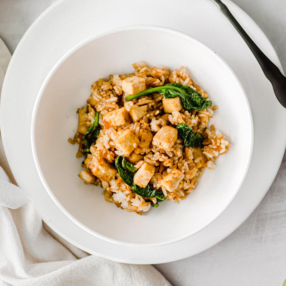 Tofu Fried Rice - Floured Frame