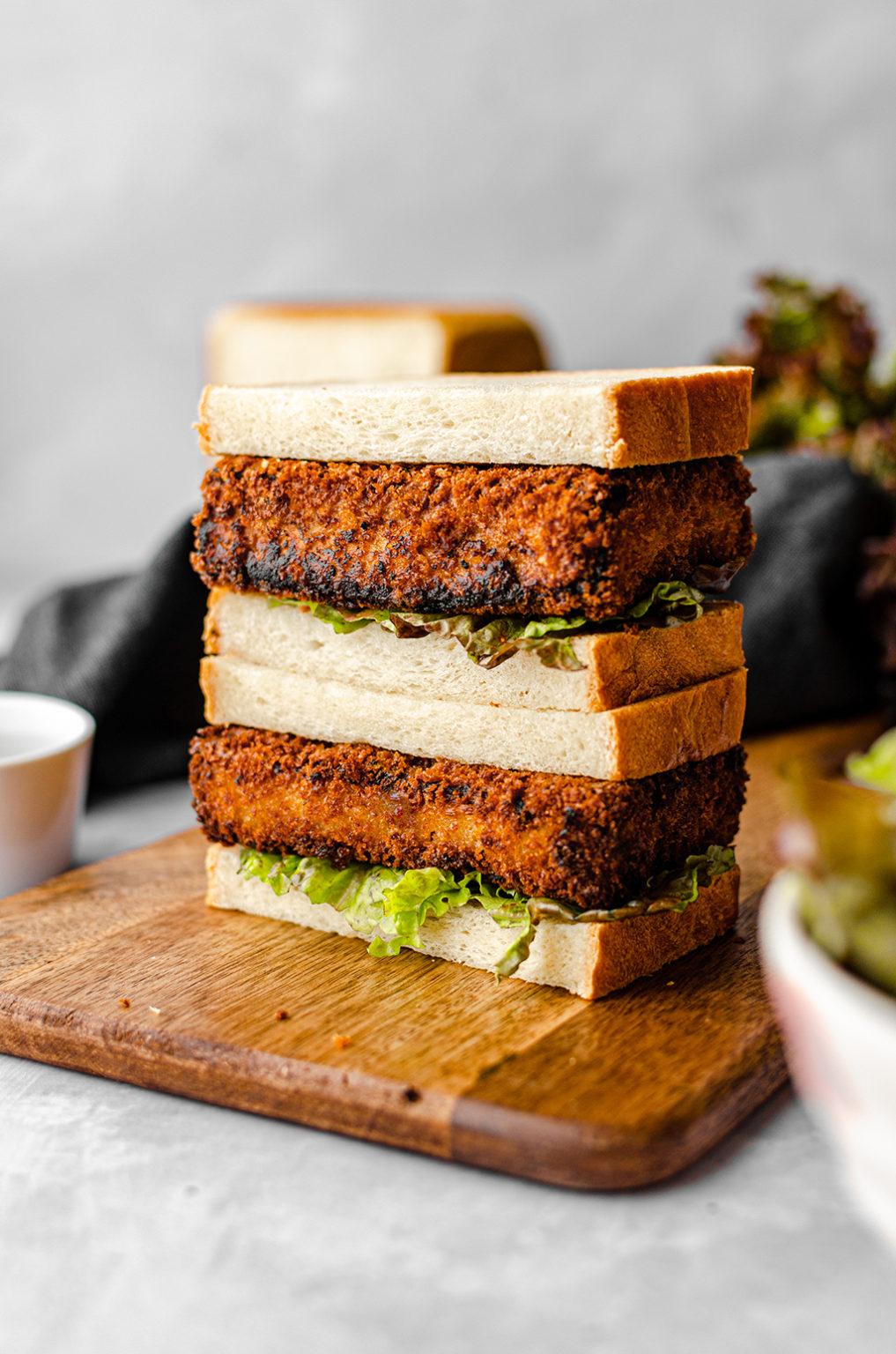 Katsu Sando (Japanese Katsu Sandwich) Floured Frame