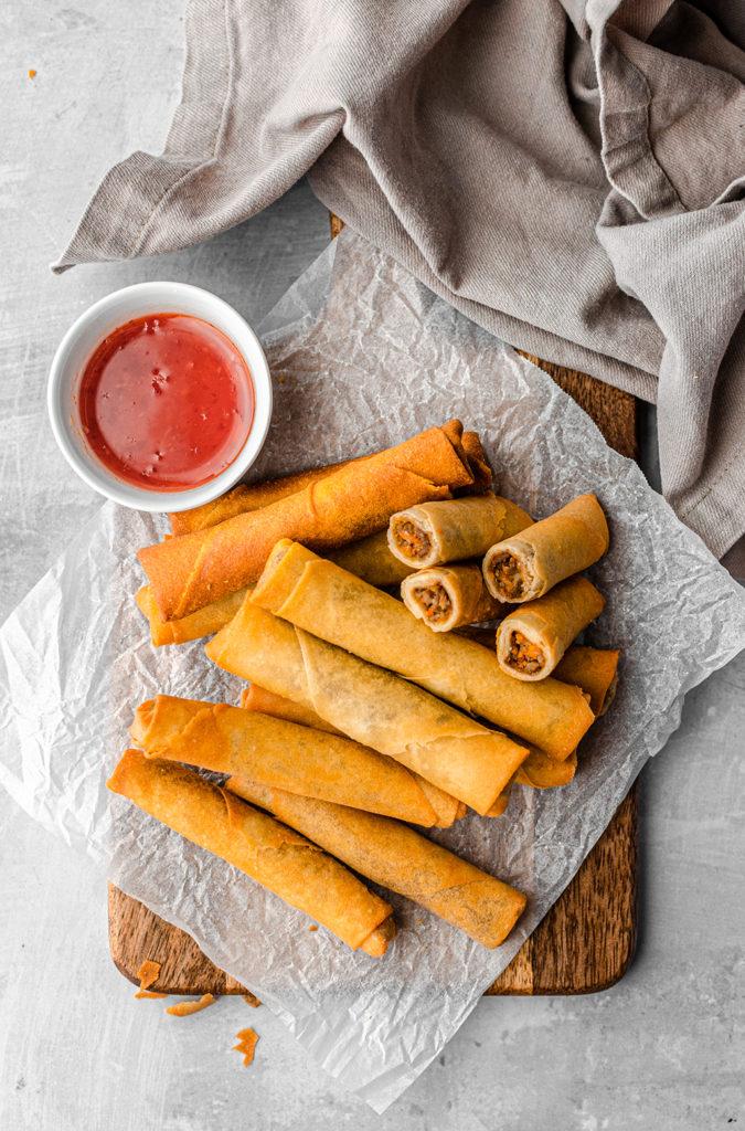 Easy Vegan Filipino Spring Rolls (Lumpiang Shanghai)