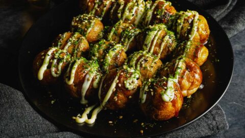 Vegan Takoyaki (Japanese "Octopus" Balls)
