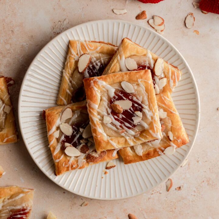 Easy Vegan Jam Danish Floured Frame