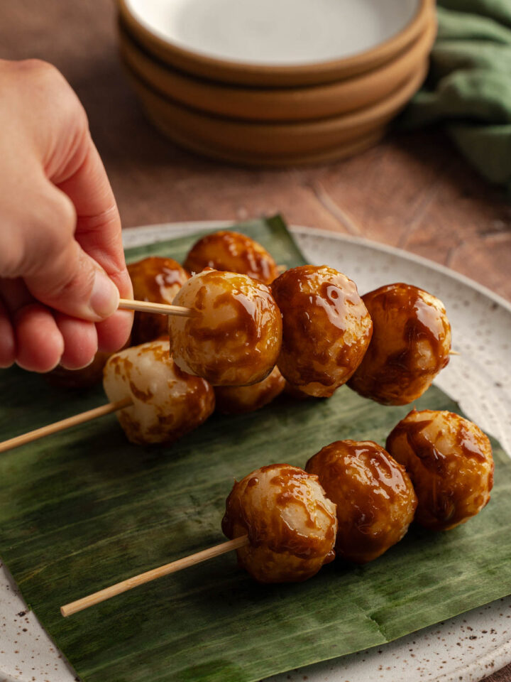 Easy Filipino Karioka (Fried Sweet Rice Balls) - Floured Frame