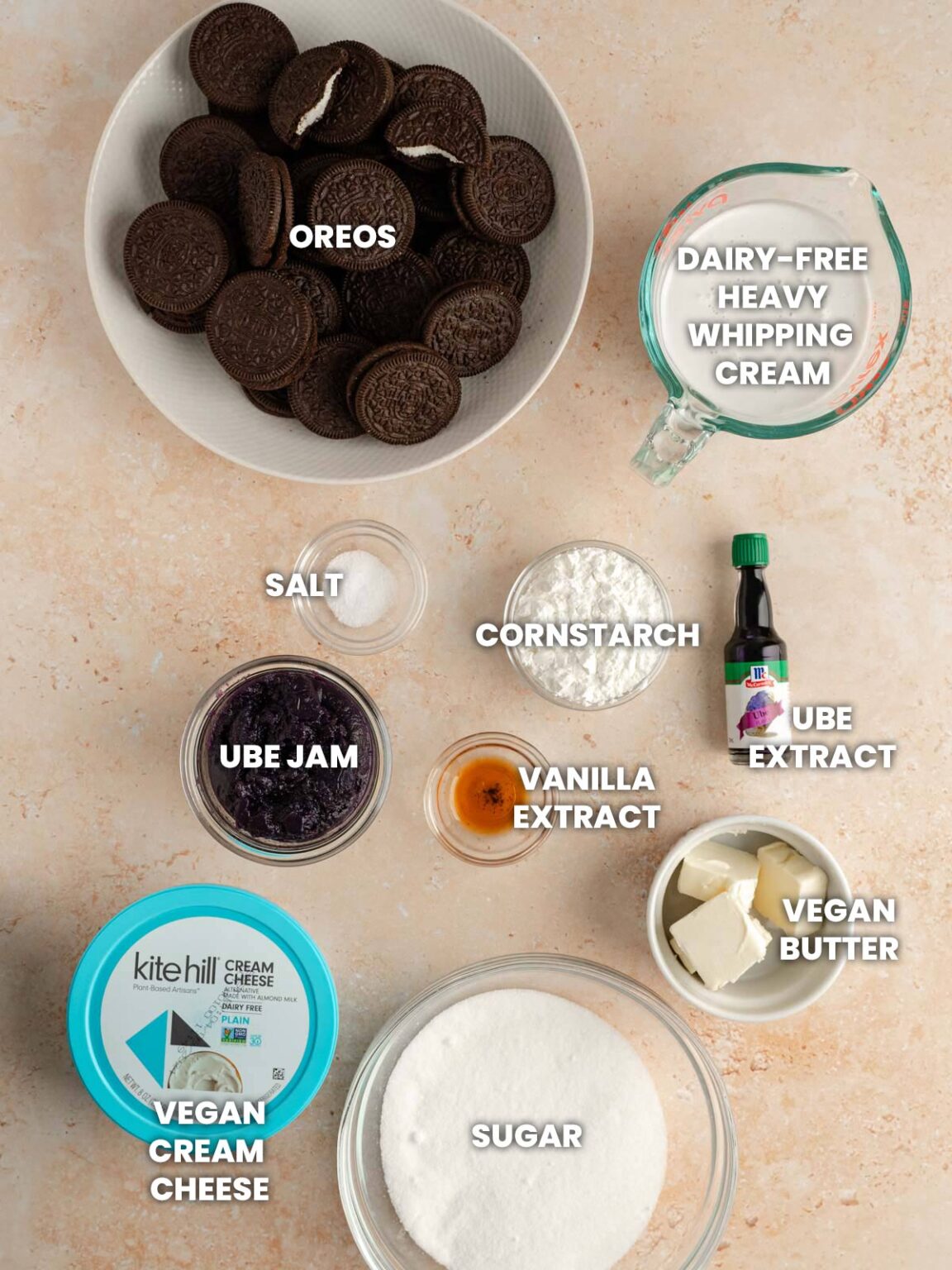 Vegan Ube Cheesecake Floured Frame